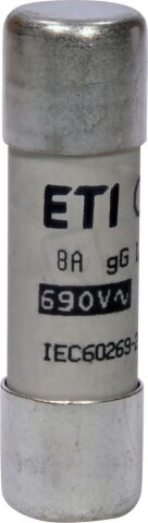 Válcová pojistka CH14 gG 8A/690V ETI 002651027