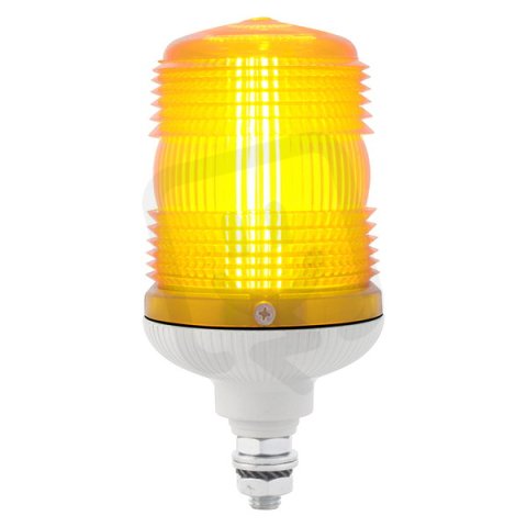Maják zábleskový MINIFLASH X 110V, AC, IP54, M12, žlutá, světle šedá 63797