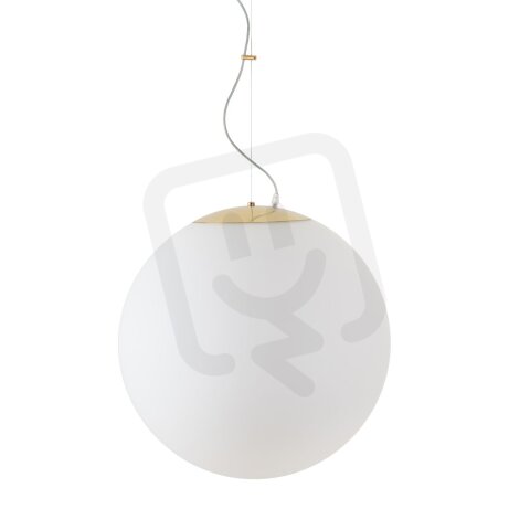 Závěsné LED svítidlo se skleněným stínidlem OSMONT ADRIA L4 HP 59W IP40 3K mosaz