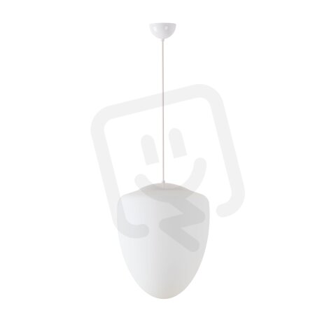 Závěsné LED svítidlo se skleněným stínidlem OSMONT ASTRA S 27W IP40 DALI 3K bílá