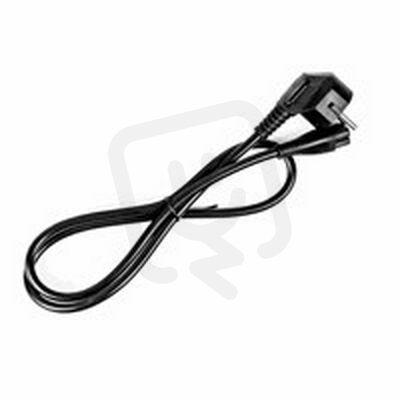 H05VV-F 3G0,75mm2 bk L:1,0m