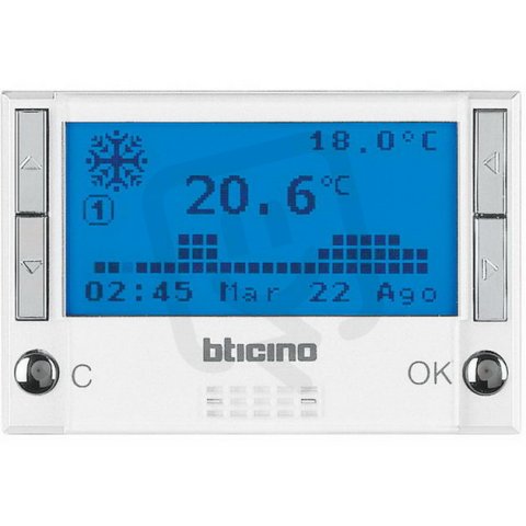 Legrand HD4451 BTAX TERMOSTAT ČAS 230V 3M BÍL