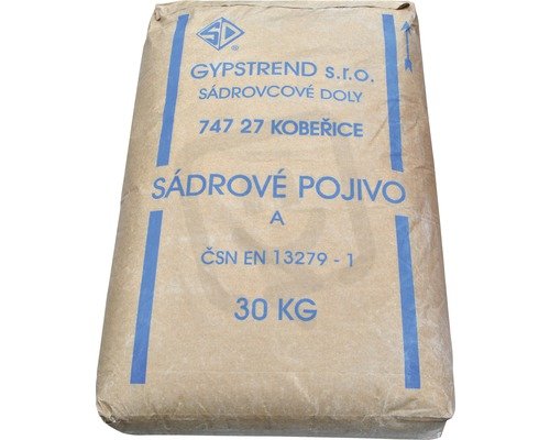 Sádra stavební a elektrikářská (šedá) 30 kg