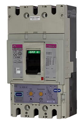 Kompaktní jistič EB2 630/4LLCD 630A 4p APGNSCWH ETI 004672128