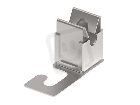 Držák vedení KLIK s háčkem, drát 8mm, materiál Inox GROMTOR 404313