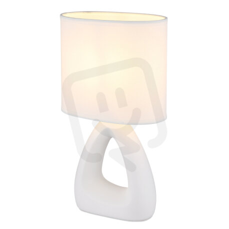 Stolní lampa TRIANGLE bílá 1x40W E14  GLOBO 21731W