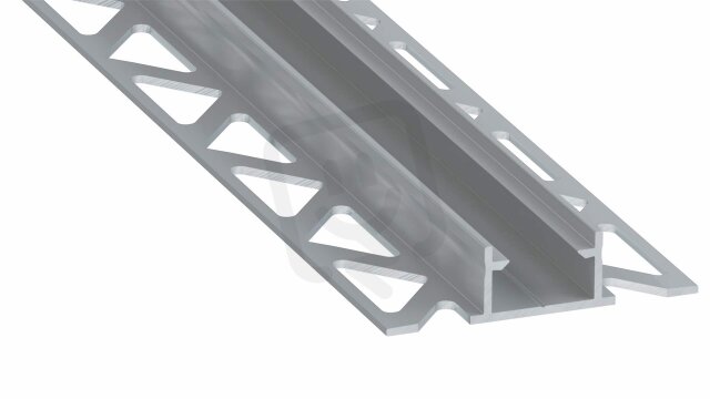 Vestavný hliníkový profil AL-PROFIL NIPO SILVER ANODIZED 1M GREENLUX GXLP2144