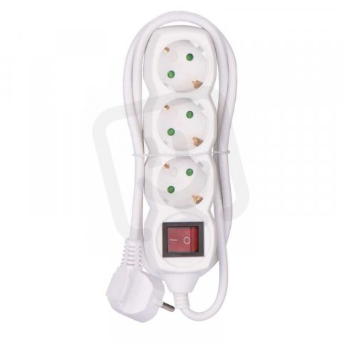 Prodlužovací kabel 3 zásuvky 3M s vypínačem SCHUKO Emos P1323