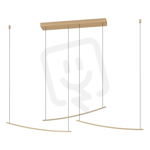 Závěsné svítidlo VILLEGGI LED-CCT 22W IP20 matná mosaz  EGLO 902167