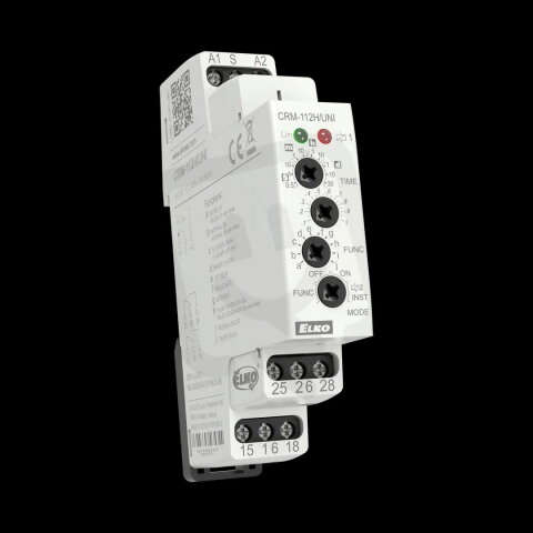Multifunkční časové relé s potlačením zpoždění CRM-112H/UNI 8595188175531