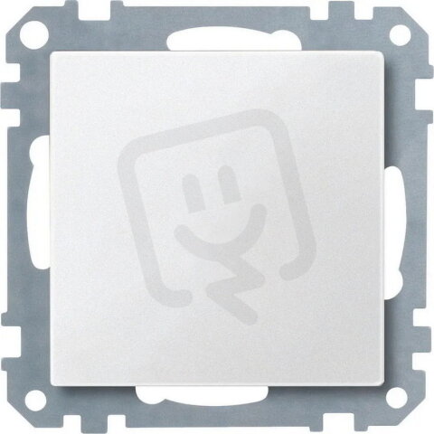 Záslepka, Merten System M, polar white, termoplast matný SCHNEIDER 391819