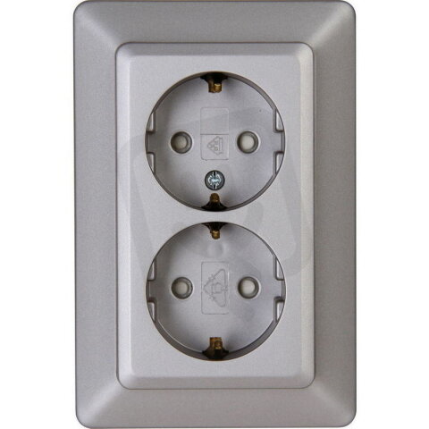 927720089 Double earthed socket outlet,