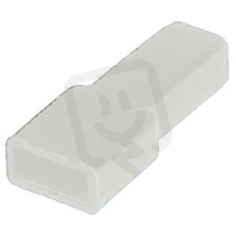 Kryt objímky jednopólový 2,8mm PE bílá, provozní teplota do +75°C KT 28 bílá