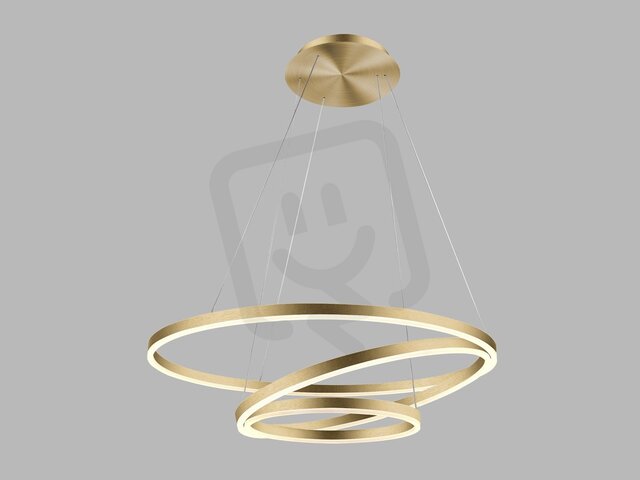 Závěsné svítidlo CIRCLE 3 P-Z, G TRIAC 136W 2700K/3000K/4000K zlatá 3271177DT