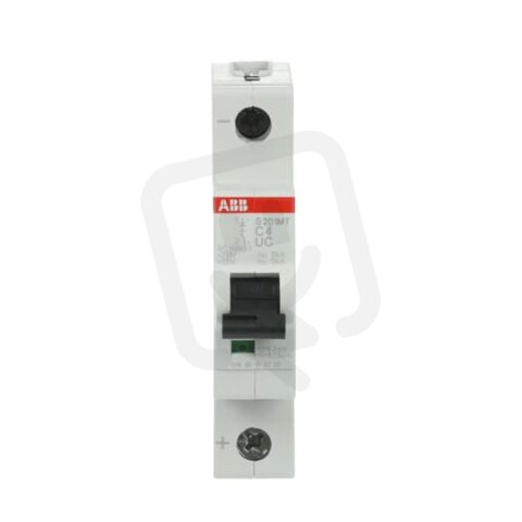 ABB S201MT-C4UC jistič 1F 4 A char. C 10kA 220V DC/253V AC pro kolejová vozidla