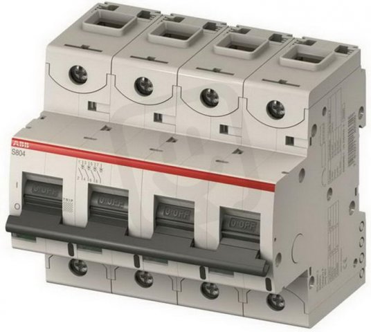 S804C-K125 jistič 4P char. K 125A s klecovou svorkou 25kA ABB 2CCS884001R0647