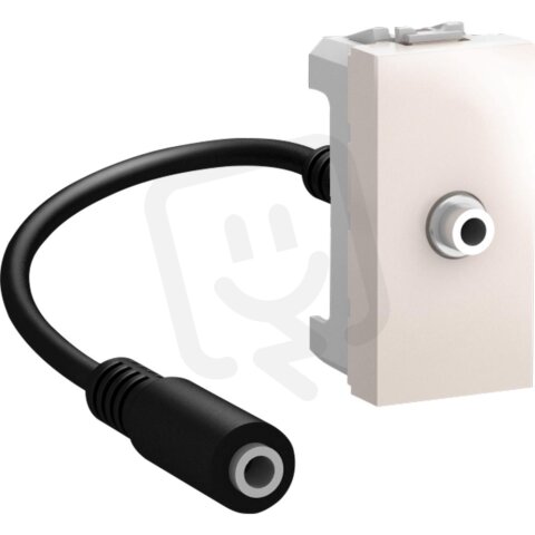 Unica Mini jack audio 3,5 mm konektor, Marfil SCHNEIDER MGU3.433.25