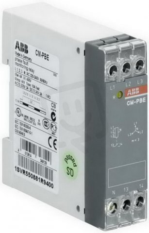 CM-PBE Ztráta fáze,3x380-440V AC,220-240V AC,s neutrálem ABB 1SVR550881R9400