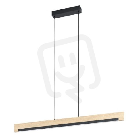 Závěsné svítidlo CAMACHO LED černá/dub 25,5W IP20 EGLO 99293