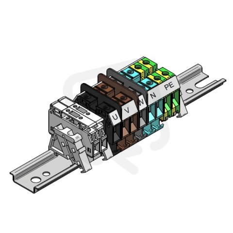 Stožárová výzbroj SV 6.10.5/2 (dva nosiče pojistek) ELEKTRO BEČOV H111325