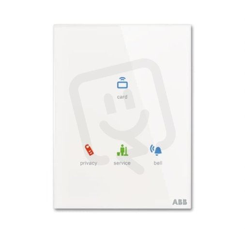 ABB KNX Tacteo ovladač hotelový vnější bez čtečky karet 115x86 TA/U3.3.1-CG