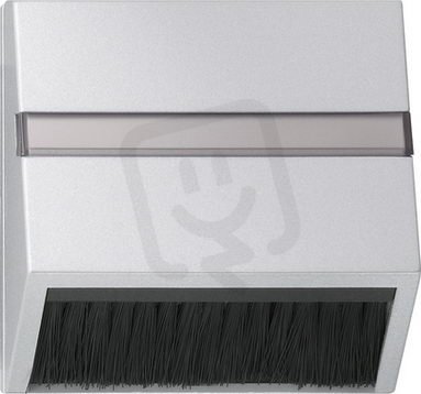 Zásuvná krytka s rámečkem adaptéru System 55 F hliník GIRA 068226