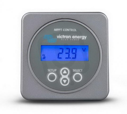 Displej MPPT regulátorů Victron Energy