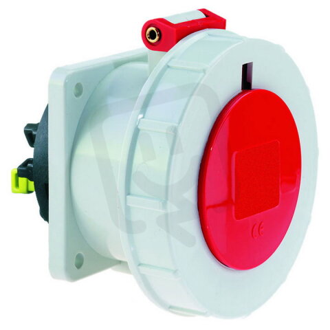 Zásuvka vestavná 32A 5p 400V IP67 6h Quick-Connect BALS 13762