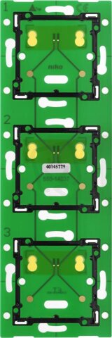 NHC 3násobná svislá montážní deska NIKO 550-14037
