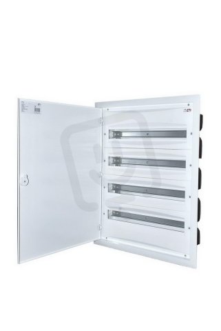 Zapuštěná rozvodnice s plechovými dvířky ERP24-4 96M (4x24) IP40 ETI 001101295