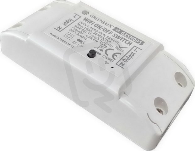 WiFi ON/OFF SWITCH Chytrý jednokanálový spínač GREENLUX GXSH095