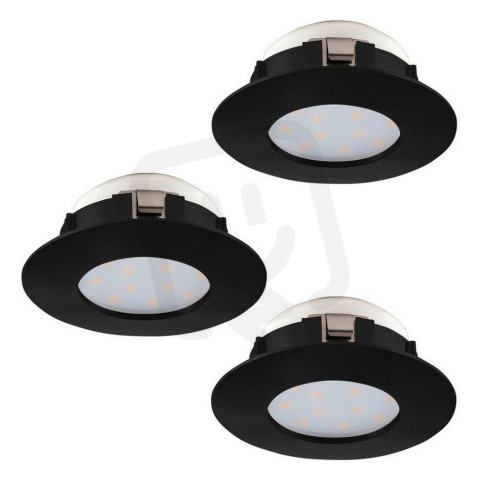 Zápustné svítidlo PINEDA SET 3XLED d78 bílá STARR 14,7W IP44 EGLO 900744