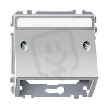 Schneider MTN464346 Šikmý výstup, S-Design, stainless steel