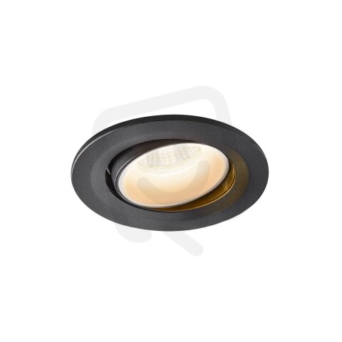 NUMINOS MOVE S, zápustné stropní svítidlo černé/bílé 2700 K 40° SLV 1005323
