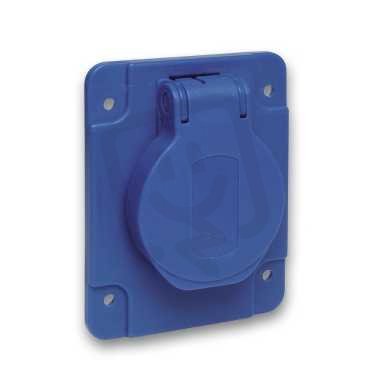 Schneider PKN62B Zásuvka 65 x 85 16A 2P+PE 250V IP54 modrá