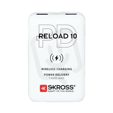 Powerbank Reload 10 Wireless Qi PD, 10 000mAh, USB A+C SOLIGHT DN56W-PD