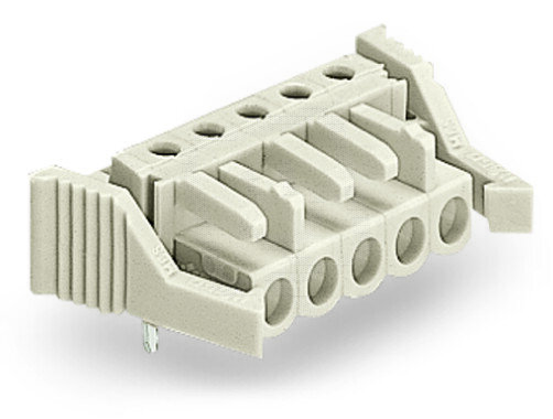 Pružinová svorkovnice THT úhlová 5 mm šedá 8pól. WAGO 722-238/039-000