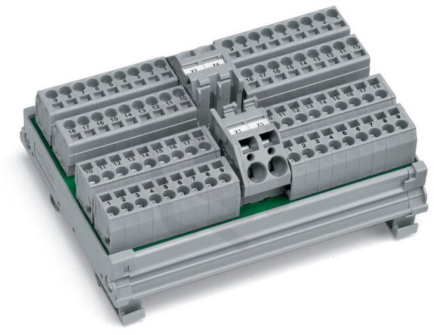 Modul pro rozvedení potenciálu, 4 potenciály, Každé s 19 kontaktními místy