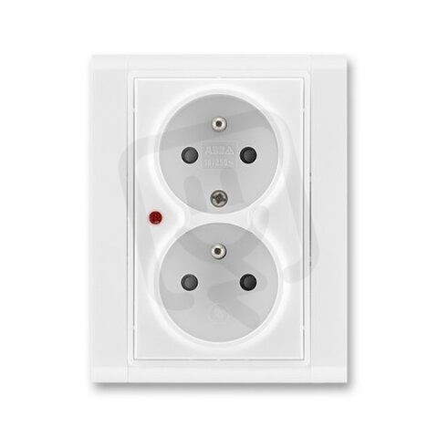 ABB 5592F-C02359 03 Zásuvka dvojnásobná, s ochranou před přepětím