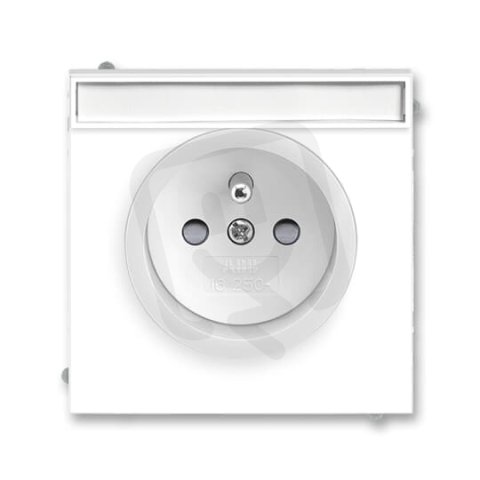 ABB NEO Zásuvka s ochr. kolíkem s clonkami bílá/ledová bílá 5519M-A02352 01