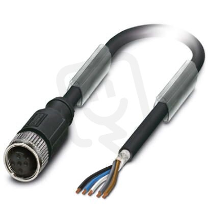 SAC-5P-10-PUR/M12FS SH VA BK Kabel bezhalogenový 1401618