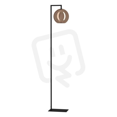 Stojací svítidlo CORDOBA E27 černá/měď 1X40W EGLO 390253