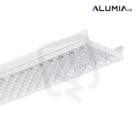 Difuzor ALUMIA prismatický-11 pro AL profil, 2m, Mikroprizma ALUMIA ADP11P_2