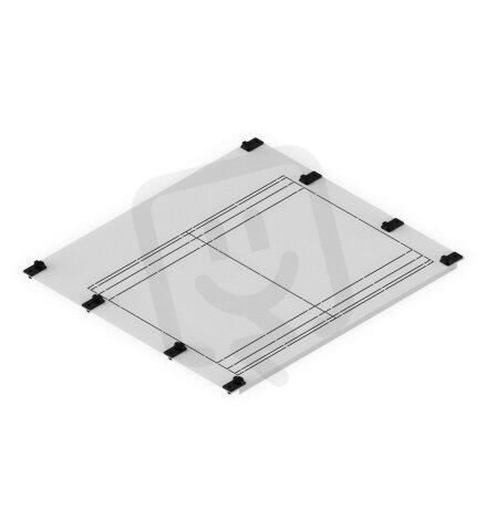 Ochranný kryt CP 2-3 K2, pro 2x KVL2, 500x450mm ETI 001339601