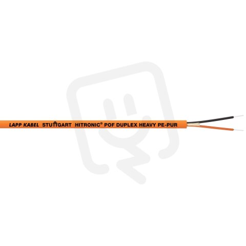 Optický kabel HITRONIC POF DUPLEX HEAVY PE-PUR LAPP 28030002