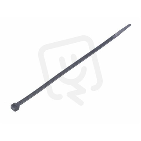 Vázací nylonové pásky, 3,6 x 300mm, černá, 100ks - 1P29