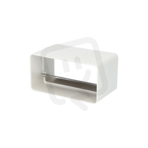 Spojka vnější s klapkou VENTS 8181 - 60x204mm PVC 1008191
