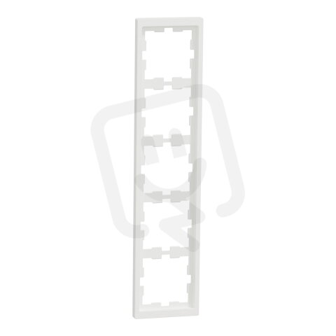 Rámeček Merten D-Life, pětinásobný, nordic white, plast SCHNEIDER MTN4050-6537