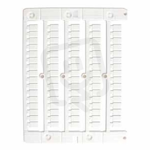 Popisovací multikarta CNU/10/61 (80 štítků) - pro svorky CBC.4-DAS.4-HMM.4-HTE.4