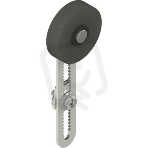 Přídavná kladka stavitelná Kov, Nastavitelná otočná páčka, Rolna guma d40 mm